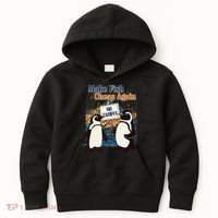 Make Fish Cheap Again Penguins Against Tariffs Kids Hoodie thumb 0