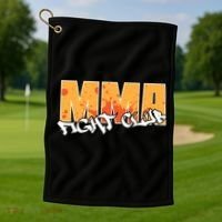 Mma Fight Club Mixed Martial Arts Funny Gift Golf Towel thumb 1