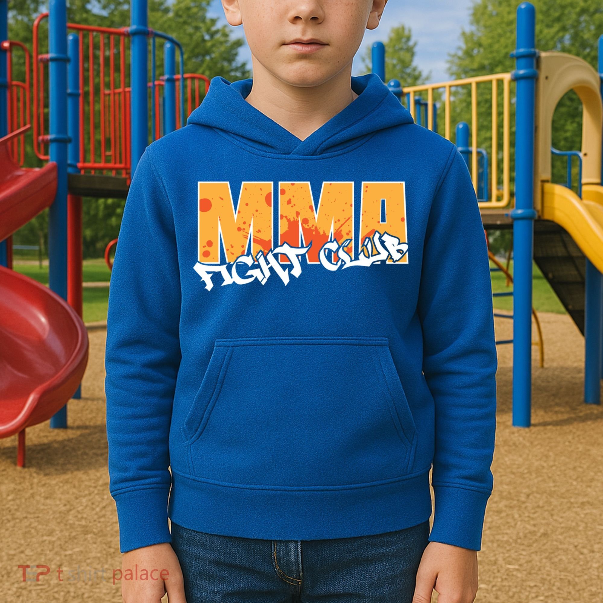 Mma Fight Club Mixed Martial Arts Funny Gift Kids Hoodie