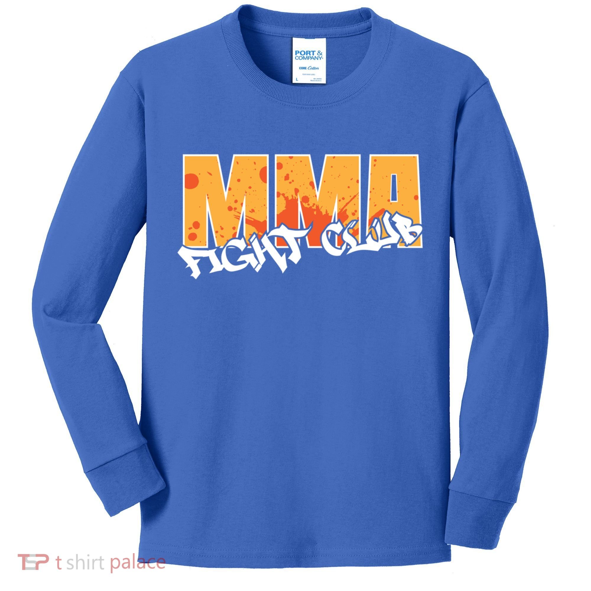 Mma Fight Club Mixed Martial Arts Funny Gift Kids Long Sleeve Shirt