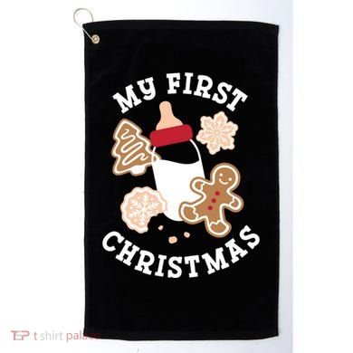 My First Christmas Cookies Gift Golf Towel