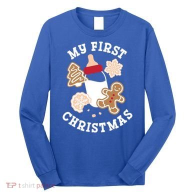 My First Christmas Cookies Gift Long Sleeve Shirt