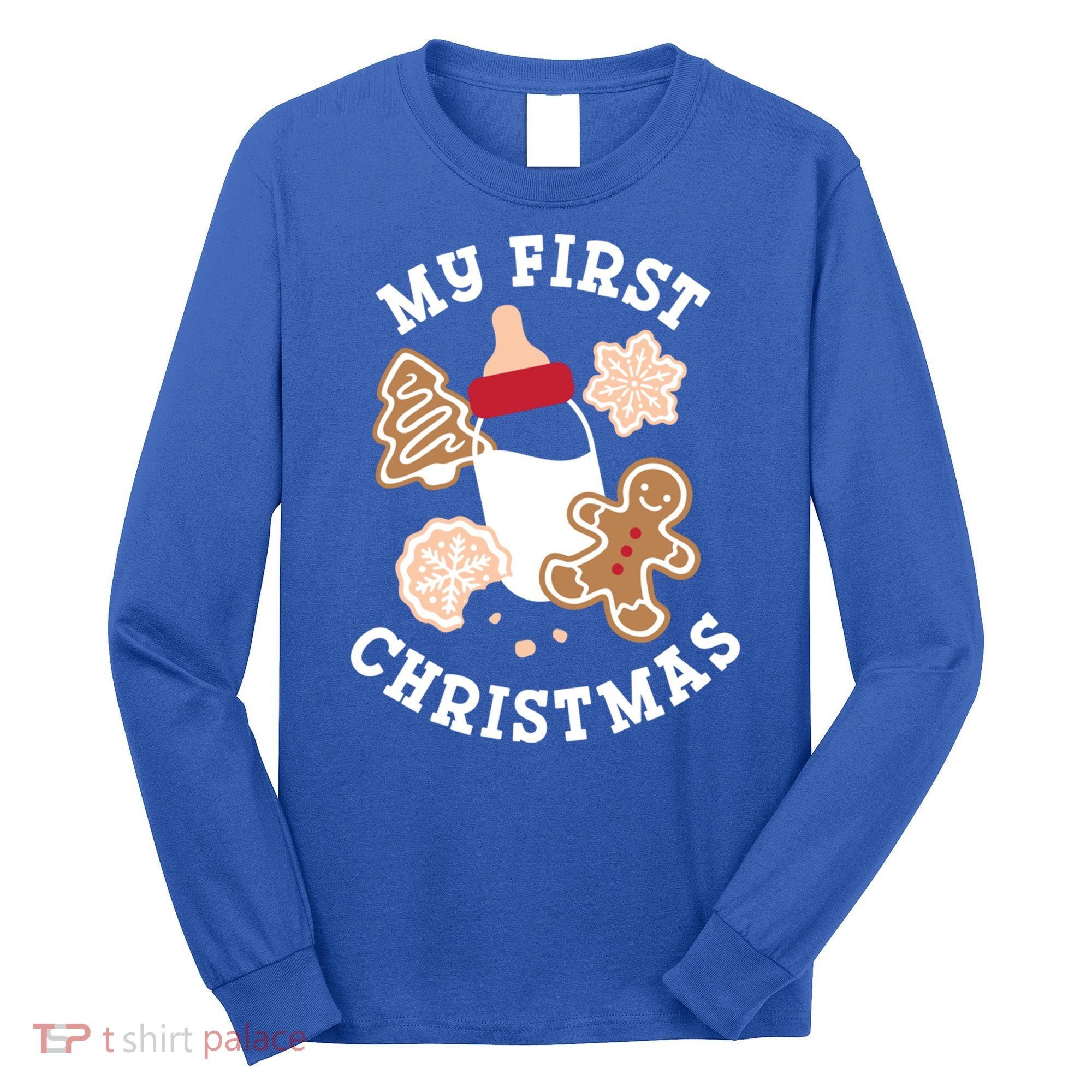 My First Christmas Cookies Gift Long Sleeve Shirt