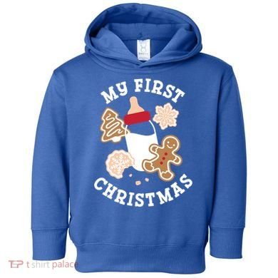 My First Christmas Cookies Gift Toddler Hoodie