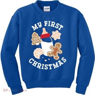 My First Christmas Cookies Gift Kids Sweatshirt