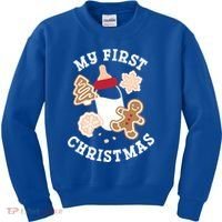 My First Christmas Cookies Gift Kids Sweatshirt thumb 0