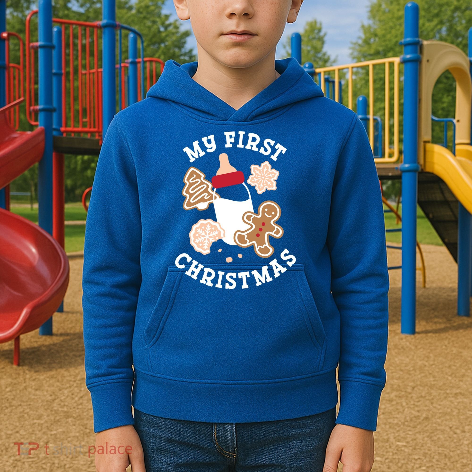 My First Christmas Cookies Gift Kids Hoodie