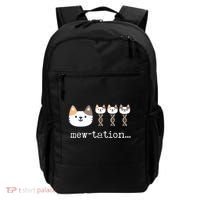 Mewtation Funny Cat Science Dna Cells Biology Teacher Backpack thumb 0