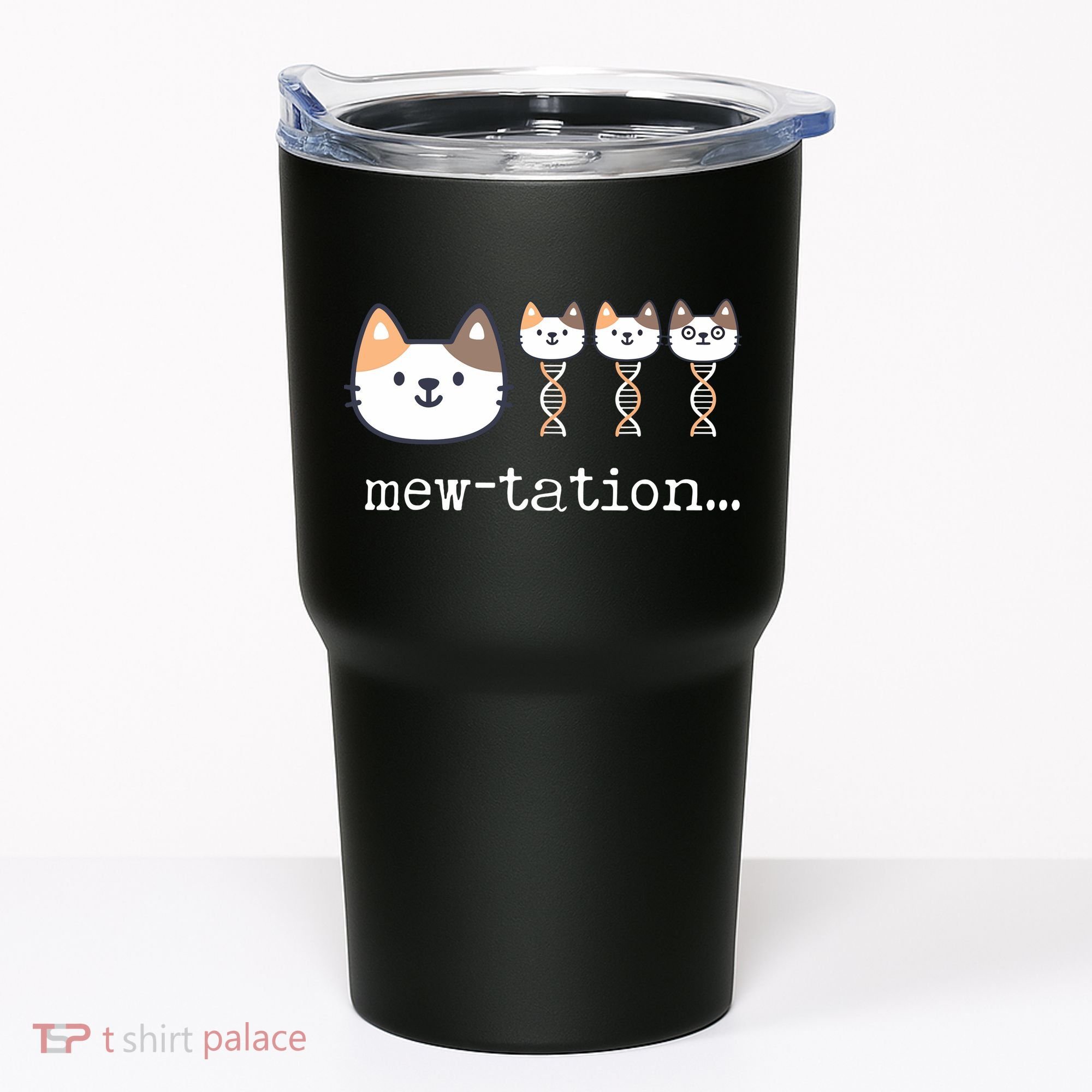 Mewtation Funny Cat Science Dna Cells Biology Teacher Tumbler