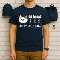 Mewtation Funny Cat Science Dna Cells Biology Teacher T-Shirt thumb 6