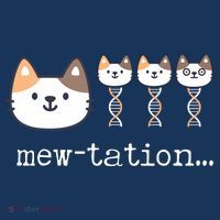 Mewtation Funny Cat Science Dna Cells Biology Teacher Women's Hoodie thumb 2