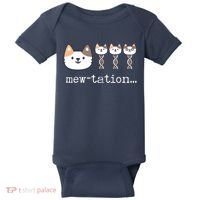 Mewtation Funny Cat Science Dna Cells Biology Teacher Baby Bodysuit thumb 0