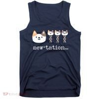 Mewtation Funny Cat Science Dna Cells Biology Teacher Tank Top thumb 0