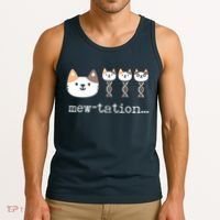 Mewtation Funny Cat Science Dna Cells Biology Teacher Tank Top thumb 3