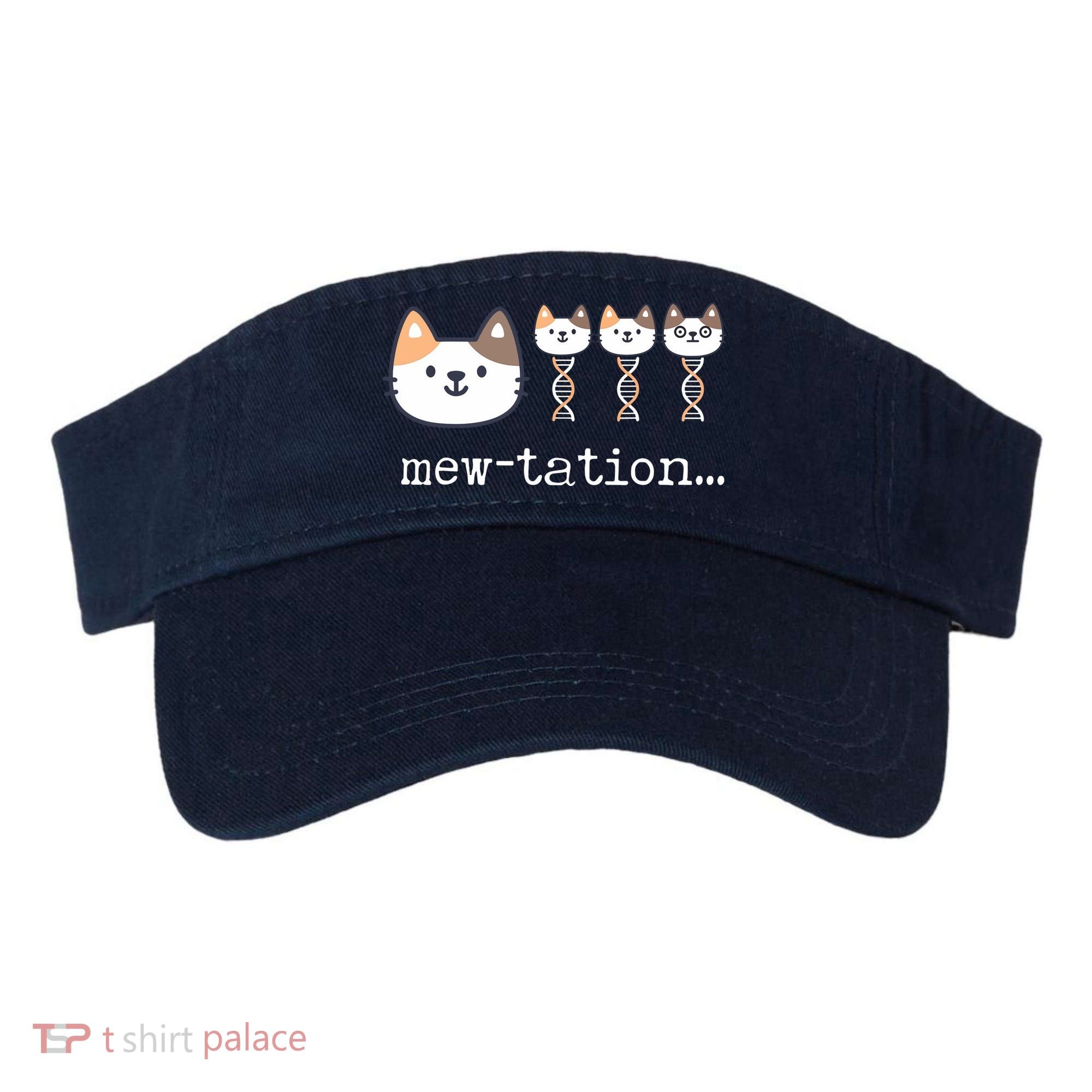 Mewtation Funny Cat Science Dna Cells Biology Teacher Visor
