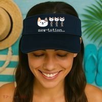 Mewtation Funny Cat Science Dna Cells Biology Teacher Visor thumb 2