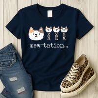 Mewtation Funny Cat Science Dna Cells Biology Teacher Women's T-Shirt thumb 3