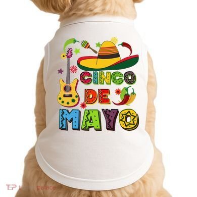 Mexican Fiesta Cinco De Mayo Classic Doggie Tank