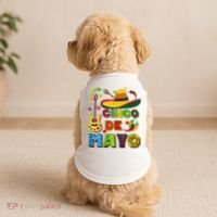Mexican Fiesta Cinco De Mayo Classic Doggie Tank thumb 2