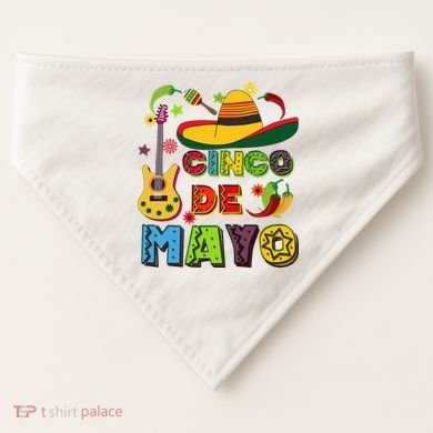 Mexican Fiesta Cinco De Mayo Classic USA-Made Doggie Bandana