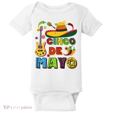 Mexican Fiesta Cinco De Mayo Classic Baby Bodysuit