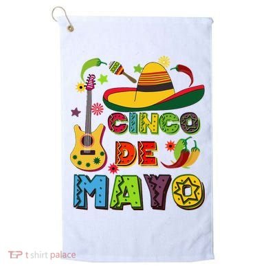 Mexican Fiesta Cinco De Mayo Classic Golf Towel