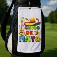 Mexican Fiesta Cinco De Mayo Classic Golf Towel thumb 2