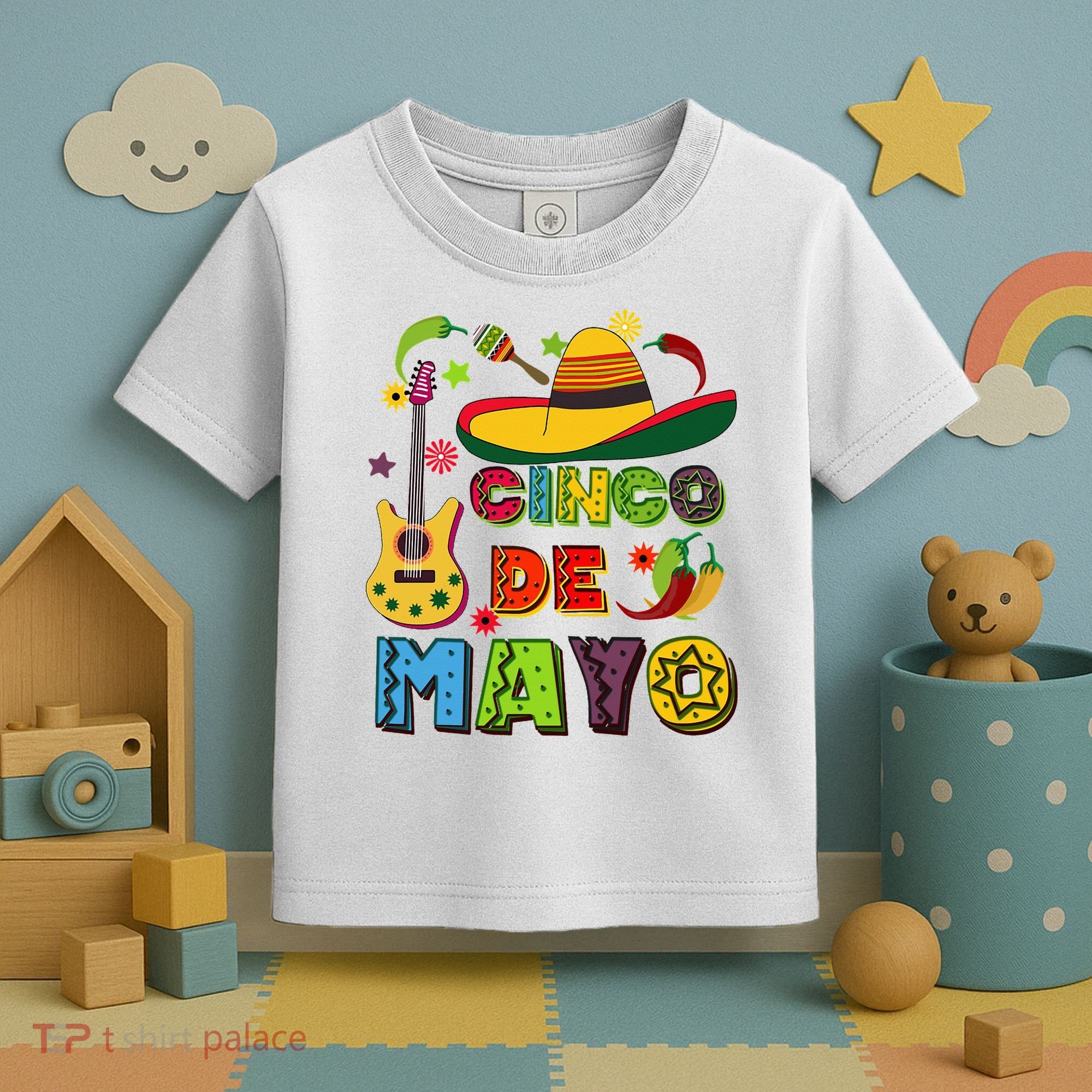 Mexican Fiesta Cinco De Mayo Classic Toddler T-Shirt