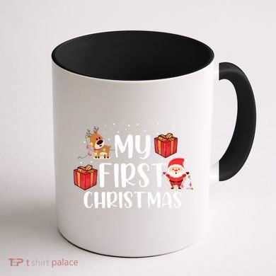 My First Christmas Sweater Coffee Mug back
