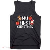 My First Christmas Sweater Tank Top thumb 0
