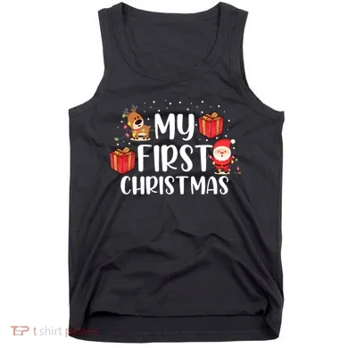 My First Christmas Sweater Tank Top