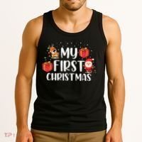 My First Christmas Sweater Tank Top thumb 3