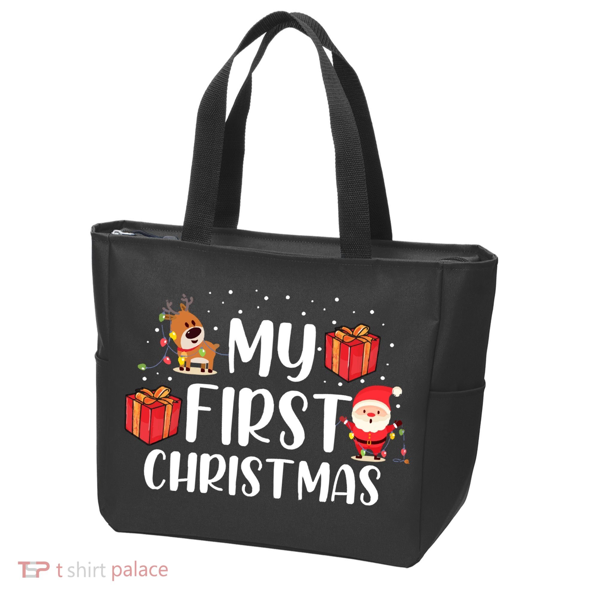 My First Christmas Sweater Tote Bag