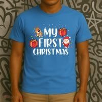 My First Christmas Sweater T-Shirt thumb 3