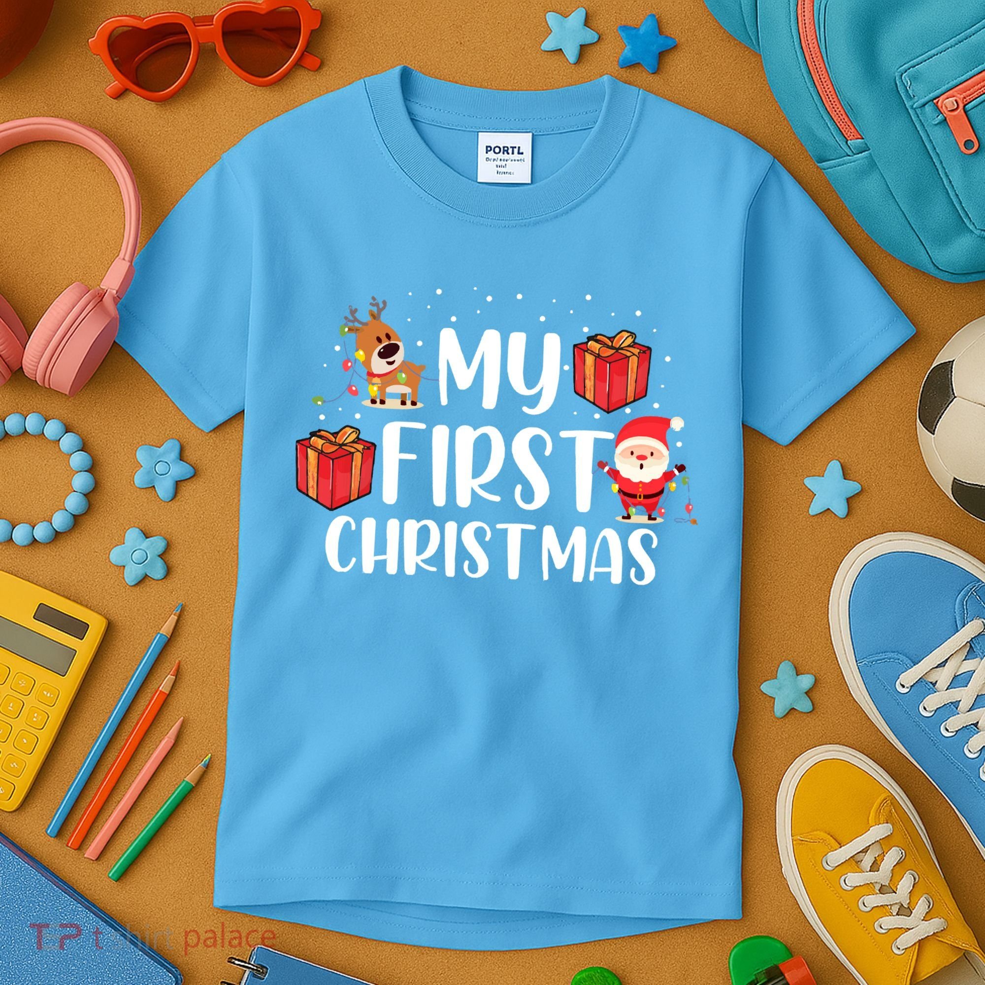 My First Christmas Sweater Kids T-Shirt