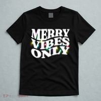 Matching Family Christmas Merry Vibes Only Lights Long Sleeve T-Shirt thumb 5