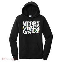 Matching Family Christmas Merry Vibes Only Lights Long Sleeve Women's Hoodie thumb 0