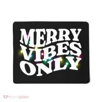 Matching Family Christmas Merry Vibes Only Lights Long Sleeve Mousepad thumb 0
