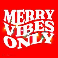 Matching Family Christmas Merry Vibes Only Lights Long Sleeve Santa Hat thumb 1