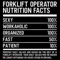 Men Funny Certified Forklift Operator Nutrition Facts Women's Hoodie thumb 2