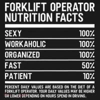 Men Funny Certified Forklift Operator Nutrition Facts Toddler Hoodie thumb 2