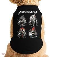 Meowtallica Funny Cat Shirt, Cat Shirt, Music Doggie Tank thumb 0