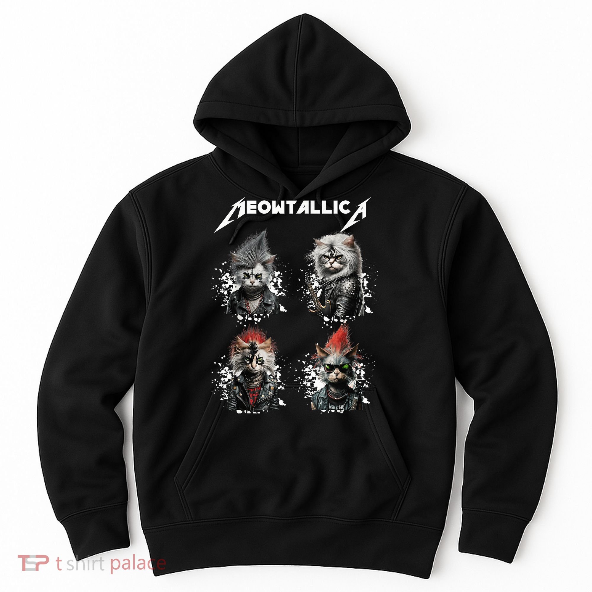 Meowtallica Funny Cat Shirt, Cat Shirt, Music Hoodie