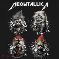 Meowtallica Funny Cat Shirt, Cat Shirt, Music Long Sleeve Shirt thumb 2