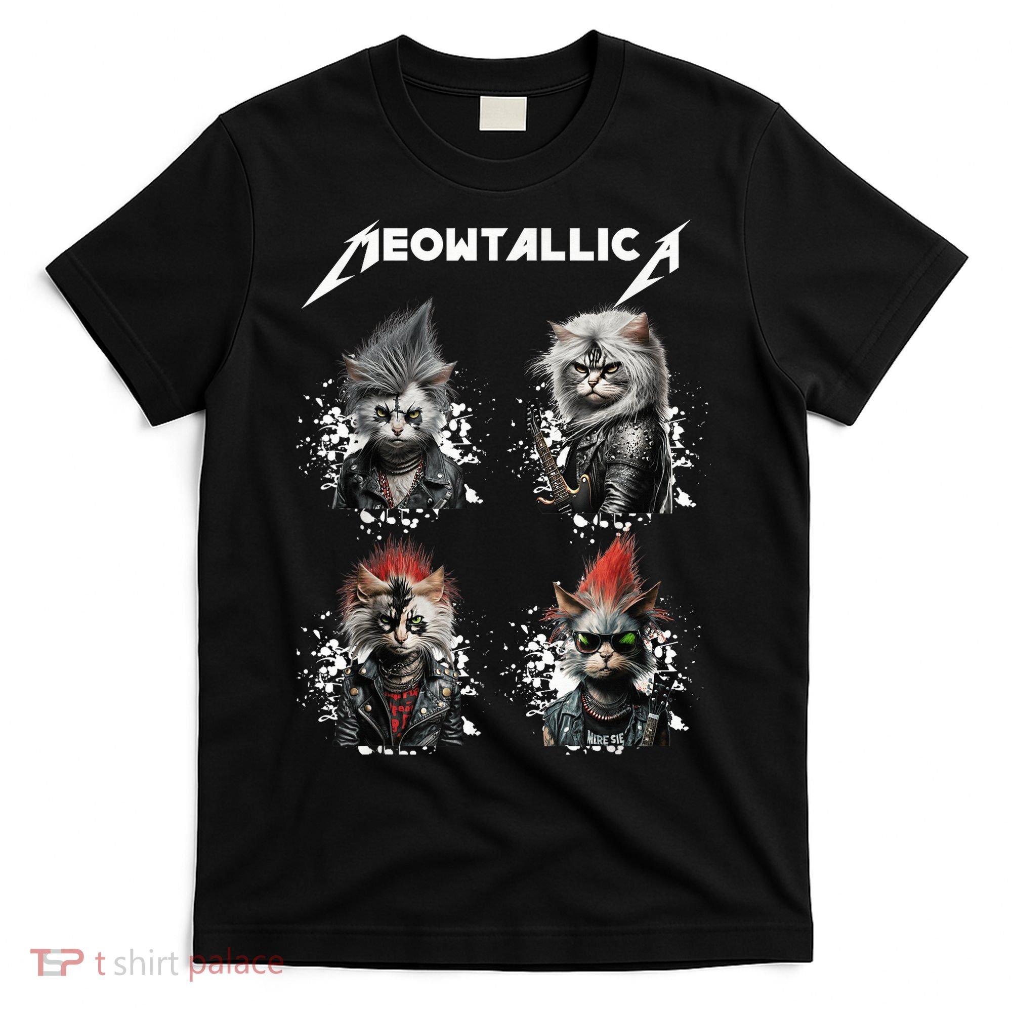 Meowtallica Funny Cat Shirt, Cat Shirt, Music T-Shirt