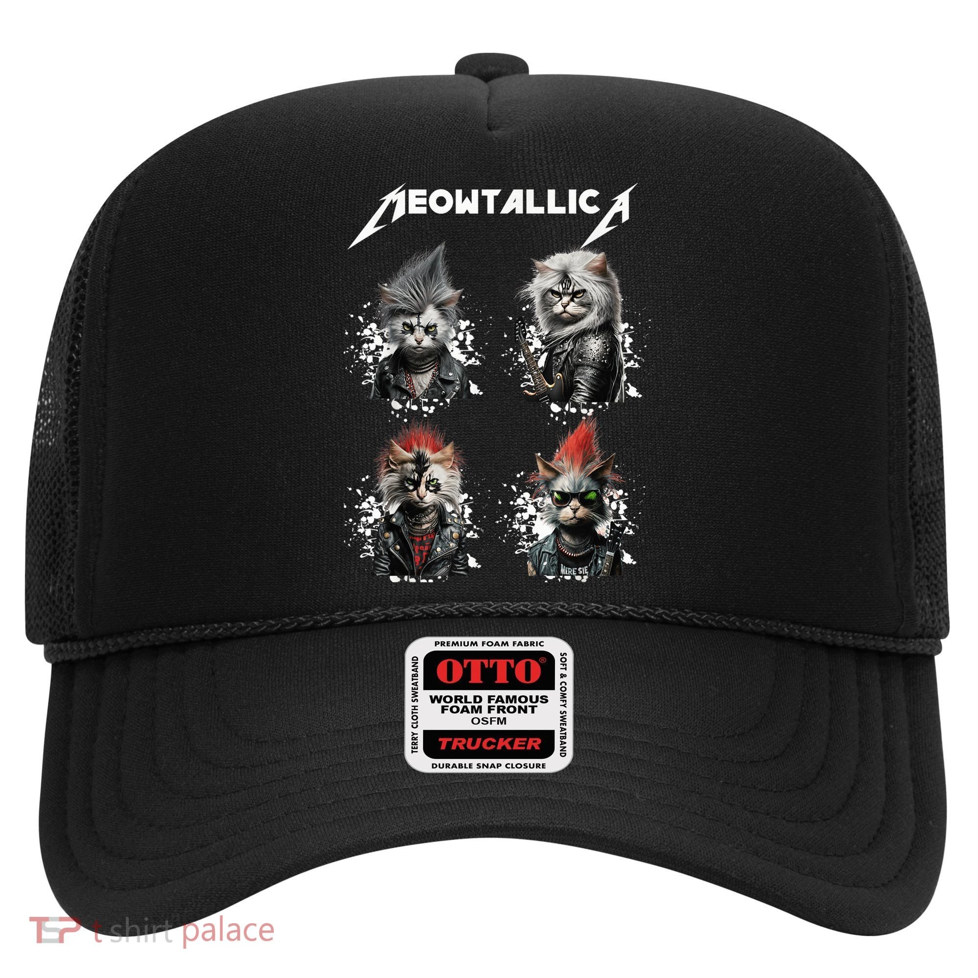 Meowtallica Funny Cat Shirt, Cat Shirt, Music Hat