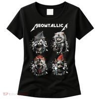 Meowtallica Funny Cat Shirt, Cat Shirt, Music Women's T-Shirt thumb 0