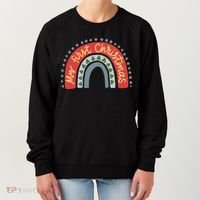 My First Christmas Cute Rainbow Holiday Women's Sweatshirt thumb 0