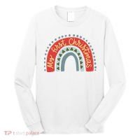 My First Christmas Cute Rainbow Holiday Long Sleeve Shirt thumb 0