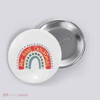 My First Christmas Cute Rainbow Holiday Button thumb 0